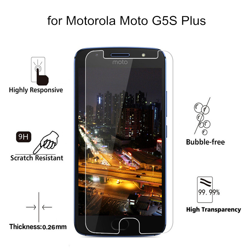 Bakeeytrade-Anti-explosion-9H-Hardness-HD-Tempered-Glass-Screen-Protector-for-Motorola-Moto-G5S-Plus-1339608-1